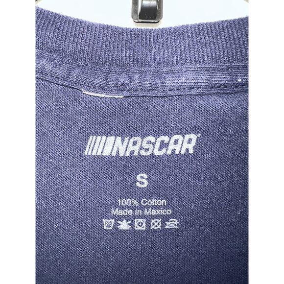 NASCAR 42 Shirt Mens Small Navy Blue Racing American Flag Tee T-Shirt Stock Car - Picture 3 of 5